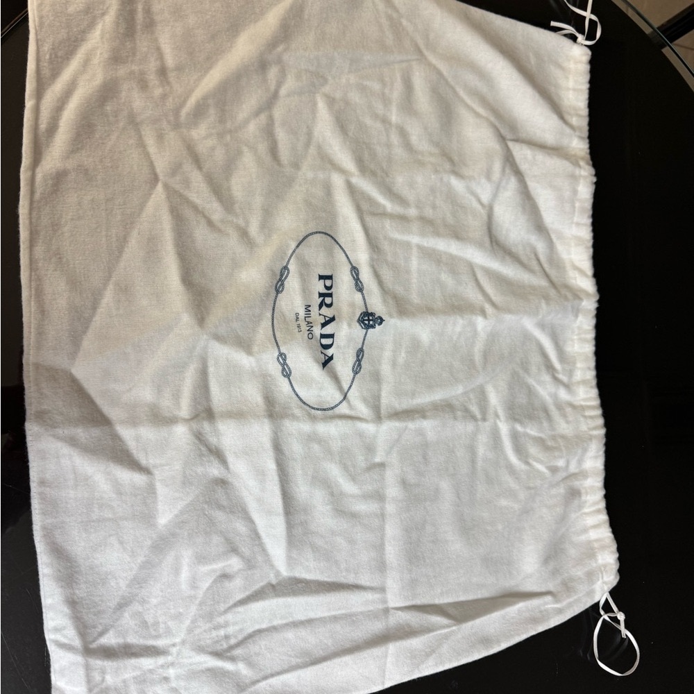 Prada White Dust Bag